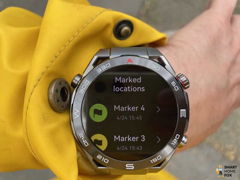 Man sieht den Expeditions-Modus der Huawei Watch Ultimate.